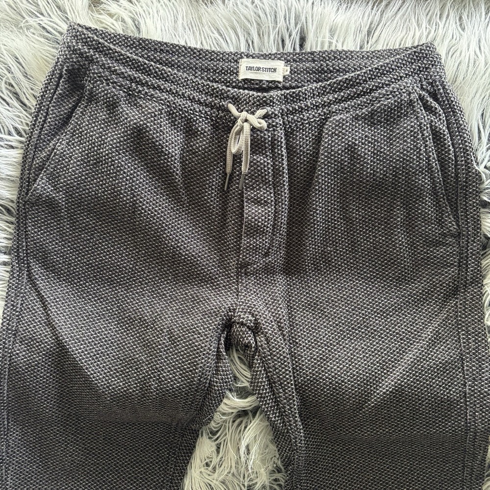 New Taylor Stitch The Apres Pant In Charcoal Sashiko Sz M W32x30.5